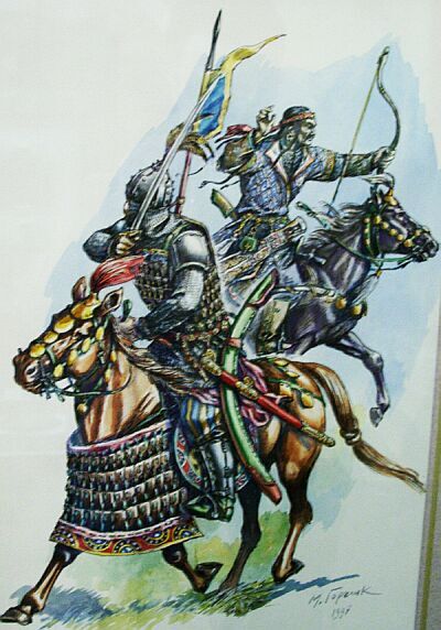 Воины армии Великого Чингисхана